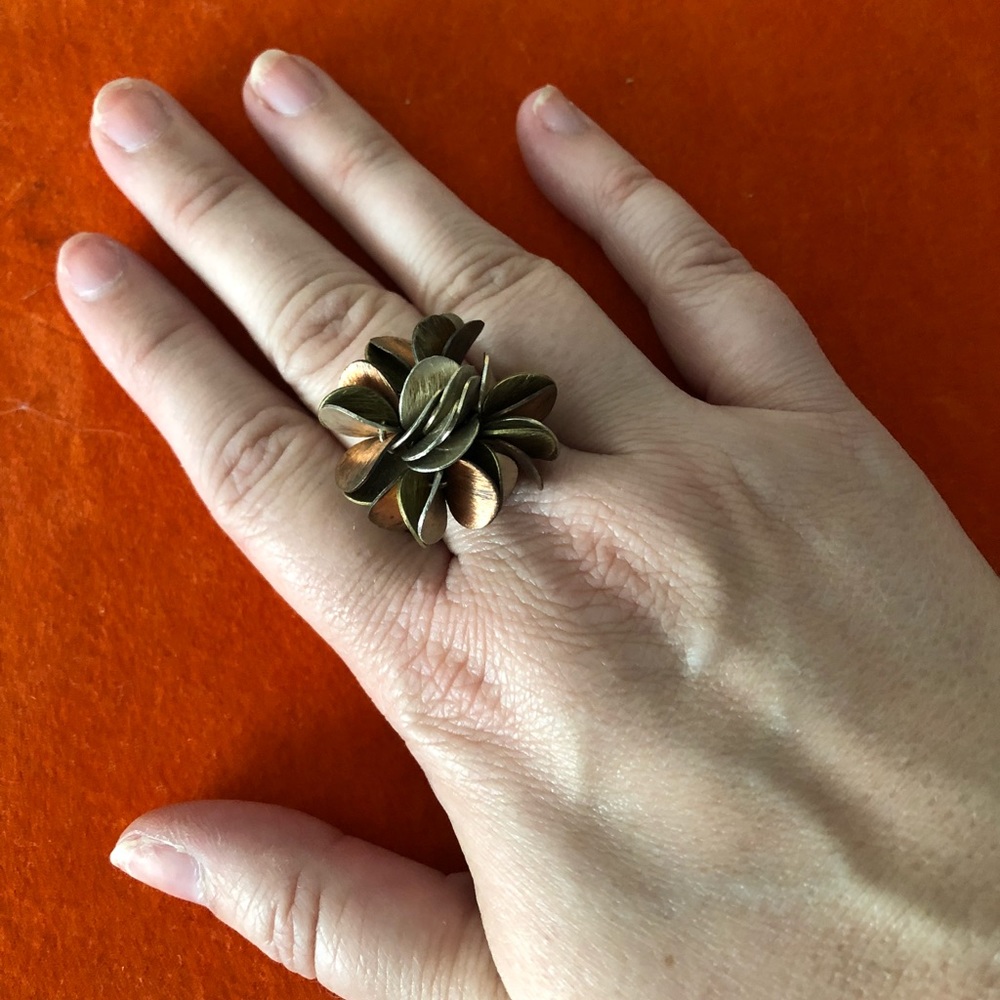 Silpada brass chacha ring